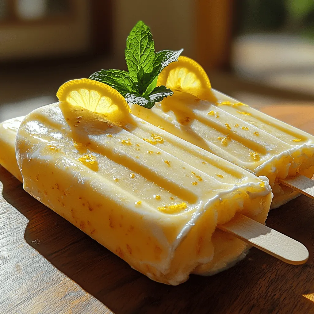 As the days grow longer and the sun shines brighter, summer beckons us with promises of warmth, outdoor adventures, and delightful treats. Among the season's most cherished joys are homemade popsicles, offering a refreshing escape from the heat. They embody the carefree spirit of summer, bringing happiness with every icy bite. If you're searching for the perfect summer indulgence that marries tartness with creaminess, look no further than Zesty Sunshine Creamy Lemonade Pops. These delightful frozen treats are a harmonious blend of zesty lemon flavor and a rich, creamy texture, capturing the essence of sunny days in each popsicle.
