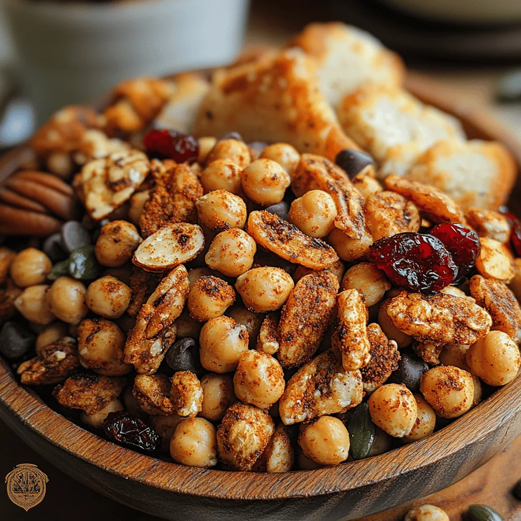 In the world of snack foods, it can be challenging to find options that are both satisfying and nutritious. The Chickpea Crunch Munch Mix rises to the occasion as a delightful solution that tantalizes the taste buds while providing a wealth of health benefits. This recipe is more than just a trail snack; it is a harmonious blend of flavors and textures designed to keep your energy levels high and your cravings at bay.