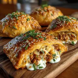 When it comes to creating a dish that is both comforting and elegant, Creamy Sun-Dried Tomato Chicken Puff Pastries stand out as an exceptional choice. This recipe marries the indulgent creaminess of a savory filling with the flaky, buttery goodness of puff pastry, making it a perfect option for gatherings, weeknight dinners, or even as a delightful appetizer. What makes this dish truly appealing is its unique combination of flavors—creamy, tangy sun-dried tomatoes, tender chicken, and aromatic herbs come together to create a symphony of taste that will tantalize your palate.