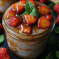 In the ever-evolving world of healthy desserts, the Strawberry Bliss Chia Pudding stands out as a vibrant and nourishing option that caters to a variety of dietary preferences and cravings. This delightful recipe marries the nutritional powerhouse of chia seeds with the fresh, juicy flavor of strawberries, resulting in a treat that is both indulgent and beneficial for your health. Whether you're seeking a quick breakfast, a satisfying snack, or a light dessert, this chia pudding is an excellent choice that can be whipped up in no time.