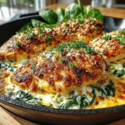 Creamy Garlic Chicken & Spinach Bake: A Culinary Delight