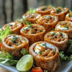 To create the perfect Sticky Honey Lime Chicken Pinwheels, mastering the rolling technique is essential. A tight roll not only maintains the structure of your pinwheels but also ensures that every bite is filled with flavor.