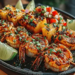 As summer approaches, the allure of tropical flavors intensifies, beckoning us to embrace the vibrant, refreshing tastes that the season brings. With the sun shining brightly and gatherings with friends and family becoming more frequent, it's the perfect time to explore dishes that transport us to sun-kissed shores. One such dish that encapsulates the essence of summer is Tropical Shrimp Skewers with Zesty Pineapple Salsa. This delightful combination of succulent shrimp and sweet pineapple not only tantalizes the taste buds but also evokes a sense of adventure, making it an ideal choice for barbecues, beach parties, or casual family dinners.