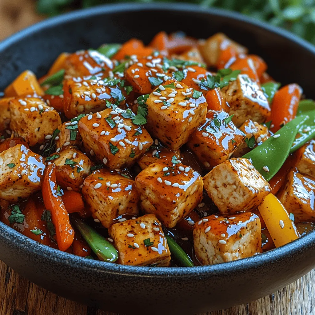 Sweet Chili Tofu Stir-Fry is a vibrant and flavorful dish that has gained popularity in kitchens around the world for its appealing combination of sweet, spicy, and savory notes. This dish is not only a feast for the taste buds but also a visual delight, with colorful vegetables and crispy tofu coming together in a harmonious blend. The appeal of Sweet Chili Tofu Stir-Fry lies in its ability to deliver a satisfying meal that can be prepared in less than 30 minutes, making it an ideal choice for busy weeknights or a quick lunch.