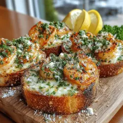 If you're looking to elevate your appetizer game or enjoy a simple yet sophisticated snack, Garlic Butter Shrimp Toast Melts are a must-try. This delightful dish combines succulent shrimp with the rich flavors of garlic and butter, all served atop a crusty slice of bread. Whether you're hosting a gathering or just indulging in a cozy night in, this recipe offers a mouthwatering experience that is both satisfying and indulgent.