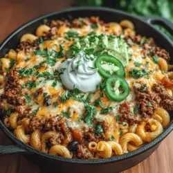 Cheesy Fiesta One-Pot Taco Macaroni