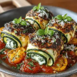 Zucchini Lasagna Roll-Ups Recipe