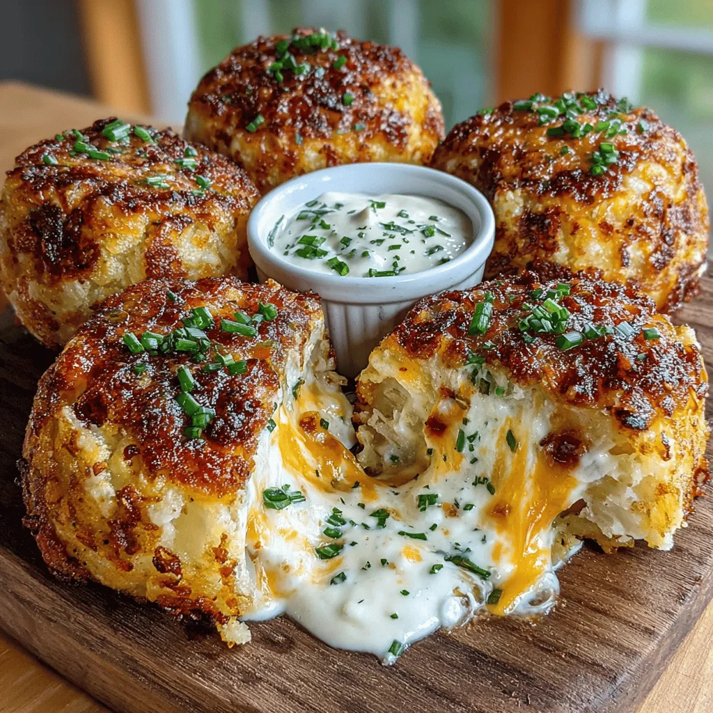 Crispy Pepper Jack Potato Bombs are a mouthwatering delight that seamlessly merges the comforting essence of potatoes with the zesty kick of pepper jack cheese. These delightful morsels are an ideal choice for various occasions—whether you're hosting a party, enjoying a casual family dinner, or simply craving a tasty snack. Their unique combination of flavors and textures makes them a versatile addition to any meal. As you dive into creating these potato bombs, you will discover a step-by-step process that is not only straightforward but also fun, allowing you to impress family and friends with your culinary skills.