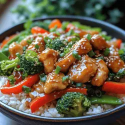 Sweet and Savory Honey Garlic Chicken Stir Fry