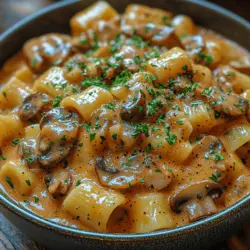 Savory Creamy Mushroom Stroganoff Bowls