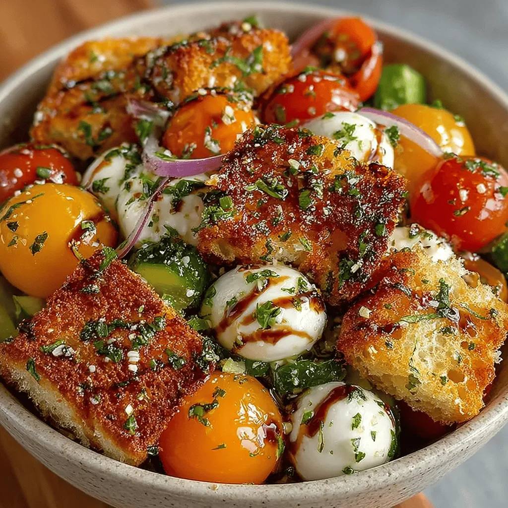 When it comes to vibrant and refreshing salads, few can rival the classic Italian Panzanella. Originating from the picturesque region of Tuscany, this traditional dish is a delightful celebration of fresh produce and rustic ingredients. Panzanella's roots can be traced back to peasant cooking, where it was created as a clever way to utilize leftover stale bread. This charming salad has evolved over the years, becoming a beloved staple in Italian cuisine and a favorite among food lovers around the world.