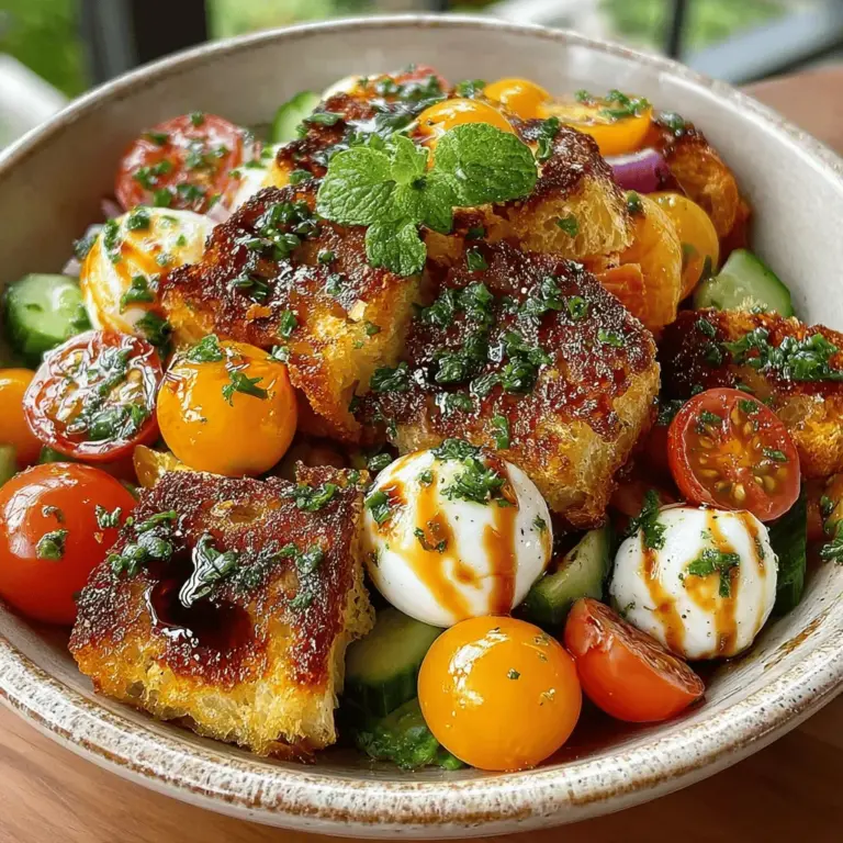 When it comes to vibrant and refreshing salads, few can rival the classic Italian Panzanella. Originating from the picturesque region of Tuscany, this traditional dish is a delightful celebration of fresh produce and rustic ingredients. Panzanella's roots can be traced back to peasant cooking, where it was created as a clever way to utilize leftover stale bread. This charming salad has evolved over the years, becoming a beloved staple in Italian cuisine and a favorite among food lovers around the world.
