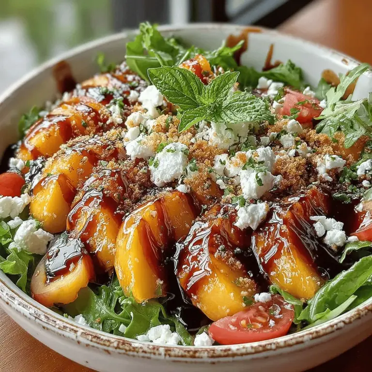 As the temperatures rise and the days grow longer, there's nothing quite like indulging in a delicious summer salad. These vibrant dishes not only offer a refreshing reprieve from the heat but also showcase the best of seasonal produce. Among the myriad of options available, the Sun-Kissed Peach & Arugula Delight stands out as a quintessential summer salad. This delightful recipe marries the sweetness of ripe peaches with the peppery bite of fresh arugula, creating a harmonious balance that is as pleasing to the palate as it is to the eye.