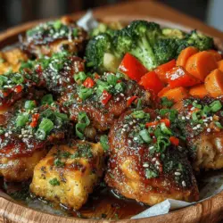 Sticky Honey Garlic Drumstick Traybake: A Flavorful Delight