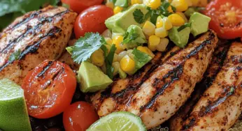 Zesty Lime Chicken Bowls