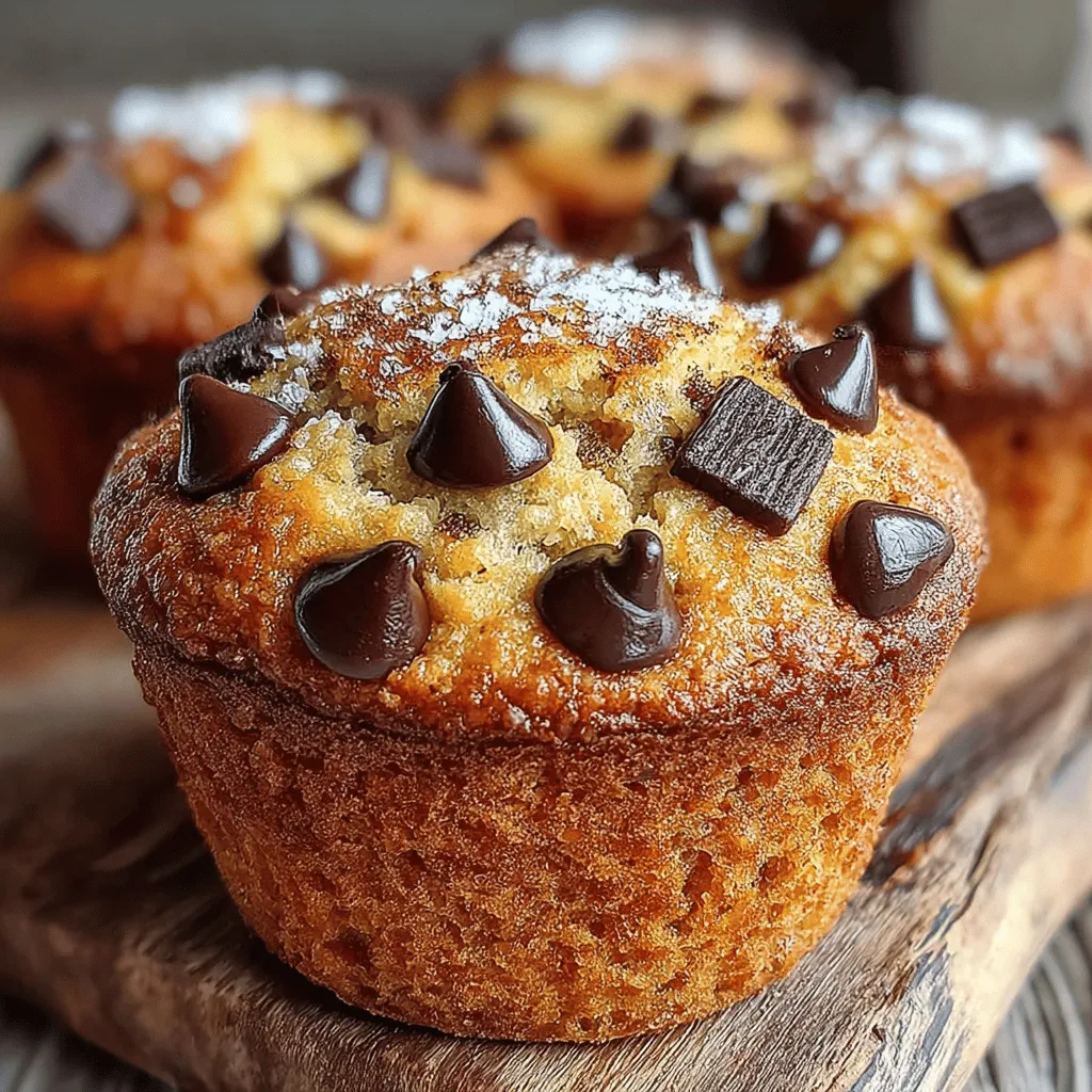 In the world of baking, few things bring as much joy as the aroma of freshly baked muffins wafting through the kitchen. Banana Bliss Chocolate Chip Muffins are a delightful treat that combines the natural sweetness of ripe bananas with rich, semi-sweet chocolate chips. This recipe not only satisfies your sweet tooth but also provides a comforting, homey experience that can be enjoyed at any time of the day. Whether you're looking for a quick breakfast option, a midday snack, or a sweet addition to your brunch spread, these muffins are sure to please.