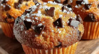 Banana Bliss Chocolate Chip Muffins