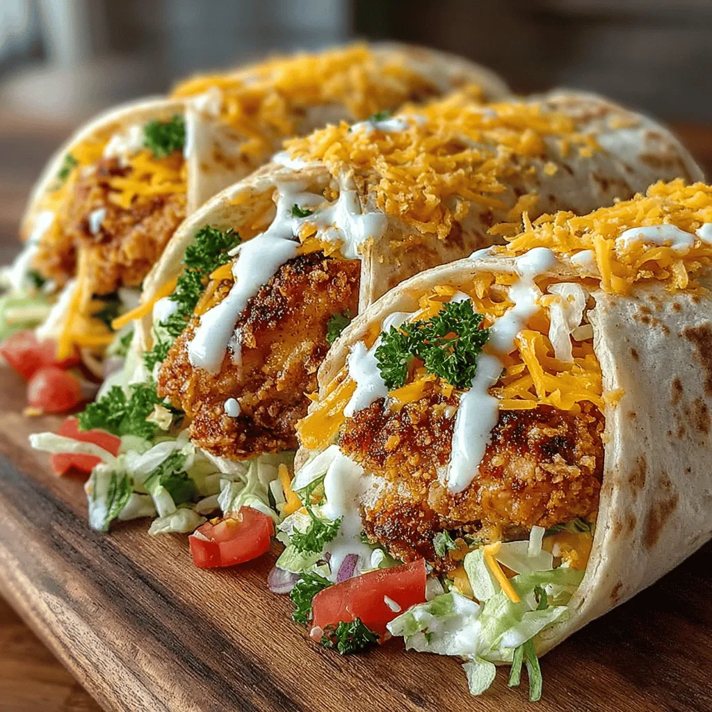 In the realm of quick and satisfying meals, Crunchy Delight Chicken Wraps stand out as a delicious choice that appeals to both taste buds and nutritional needs. These wraps are more than just a meal; they are a delightful combination of crispy chicken, fresh vegetables, and flavorful sauces all snuggly wrapped in a soft tortilla. The growing popularity of wraps in modern cuisine reflects a shift towards healthier eating habits, particularly among busy families and health-conscious individuals who are always on the go.