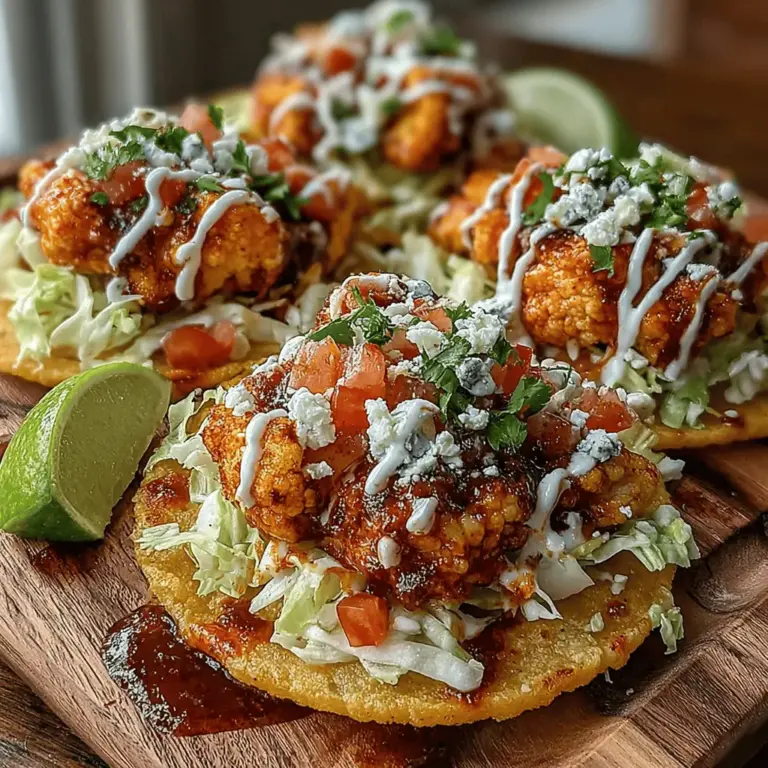 In the realm of modern cuisine, Spicy Buffalo Cauliflower Tostadas stand out as an enticing fusion dish that marries the bold flavors of traditional buffalo wings with the crisp freshness of tostadas. This dish has gained popularity not only among vegetarians and vegans but also among anyone seeking a delicious way to incorporate more plant-based meals into their diet. With their spicy, tangy kick complemented by a fresh crunch, these tostadas are not just a meal; they're a culinary experience.