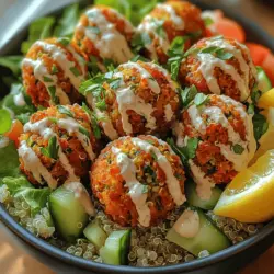 Baked Falafel Power Bowls: A Wholesome Delight