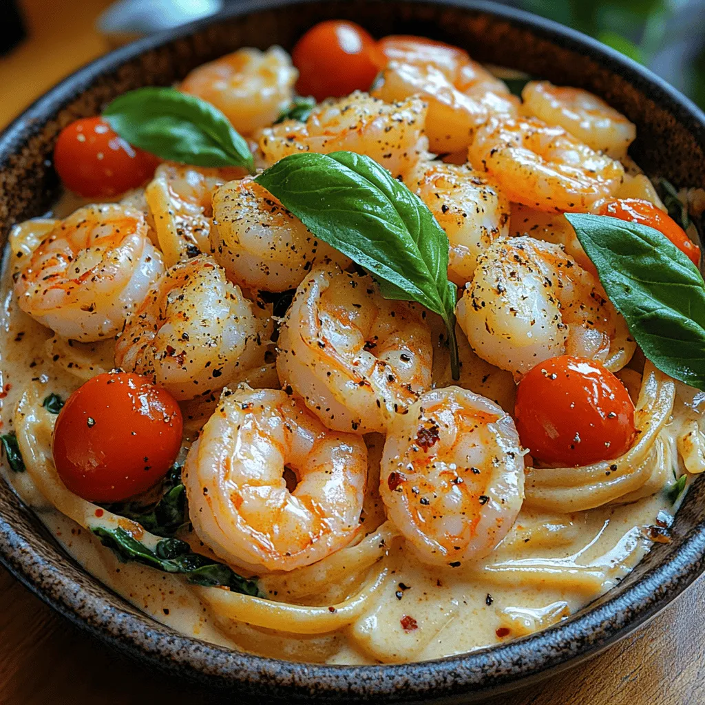 Exploring the rich and vibrant flavors of Italian cuisine can lead you to a culinary gem known as Creamy Tuscan Shrimp Linguine. This delightful dish is a perfect representation of Italy's ability to marry simplicity with sumptuous taste. Creamy Tuscan Shrimp Linguine brings together perfectly cooked linguine pasta, succulent shrimp, and a harmony of fresh vegetables, all enveloped in a luscious cream sauce. It's not just an ordinary weeknight meal; this dish has the elegance to shine at special gatherings, making it a versatile addition to any home cook's repertoire.