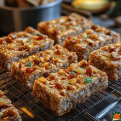Breakfast bars have become a staple for those seeking a nutritious and convenient way to kick-start their day. As the pace of modern life accelerates, the need for quick yet healthy meal options has never been more pronounced. Enter the Sunny Banana Oat Breakfast Bars—an irresistible blend of wholesome ingredients designed to boost your morning routine. These bars not only provide a delicious taste but are also incredibly easy to prepare, making them an ideal option for busy mornings or a quick snack on the go.