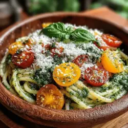 Italian cuisine has long captivated the hearts and palates of food lovers around the globe. Renowned for its rich flavors, diverse ingredients, and comforting dishes, Italian cooking offers an array of pasta recipes that are both satisfying and simple to prepare. Among these delightful culinary creations is the Basil Pesto Pasta Delight, a dish that embodies the essence of Italian cooking through its vibrant flavors and fresh ingredients.