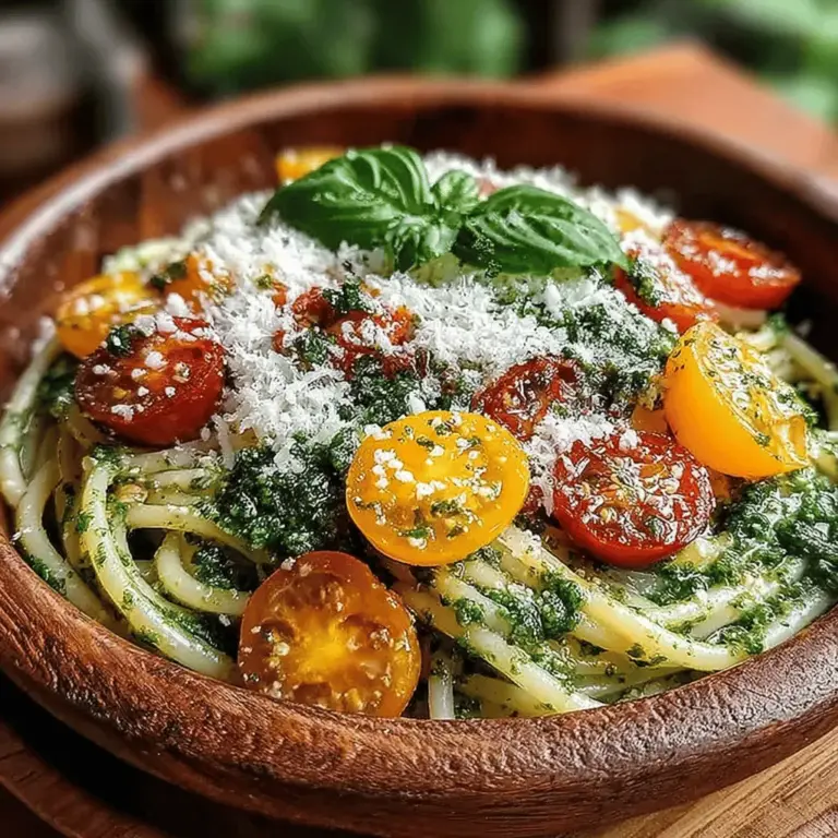 Italian cuisine has long captivated the hearts and palates of food lovers around the globe. Renowned for its rich flavors, diverse ingredients, and comforting dishes, Italian cooking offers an array of pasta recipes that are both satisfying and simple to prepare. Among these delightful culinary creations is the Basil Pesto Pasta Delight, a dish that embodies the essence of Italian cooking through its vibrant flavors and fresh ingredients.