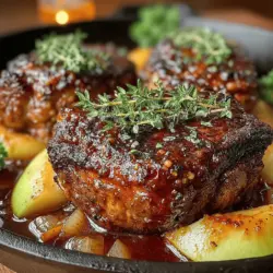 Slow Cooked Maple Apple Pork Chops: Recipe Completion