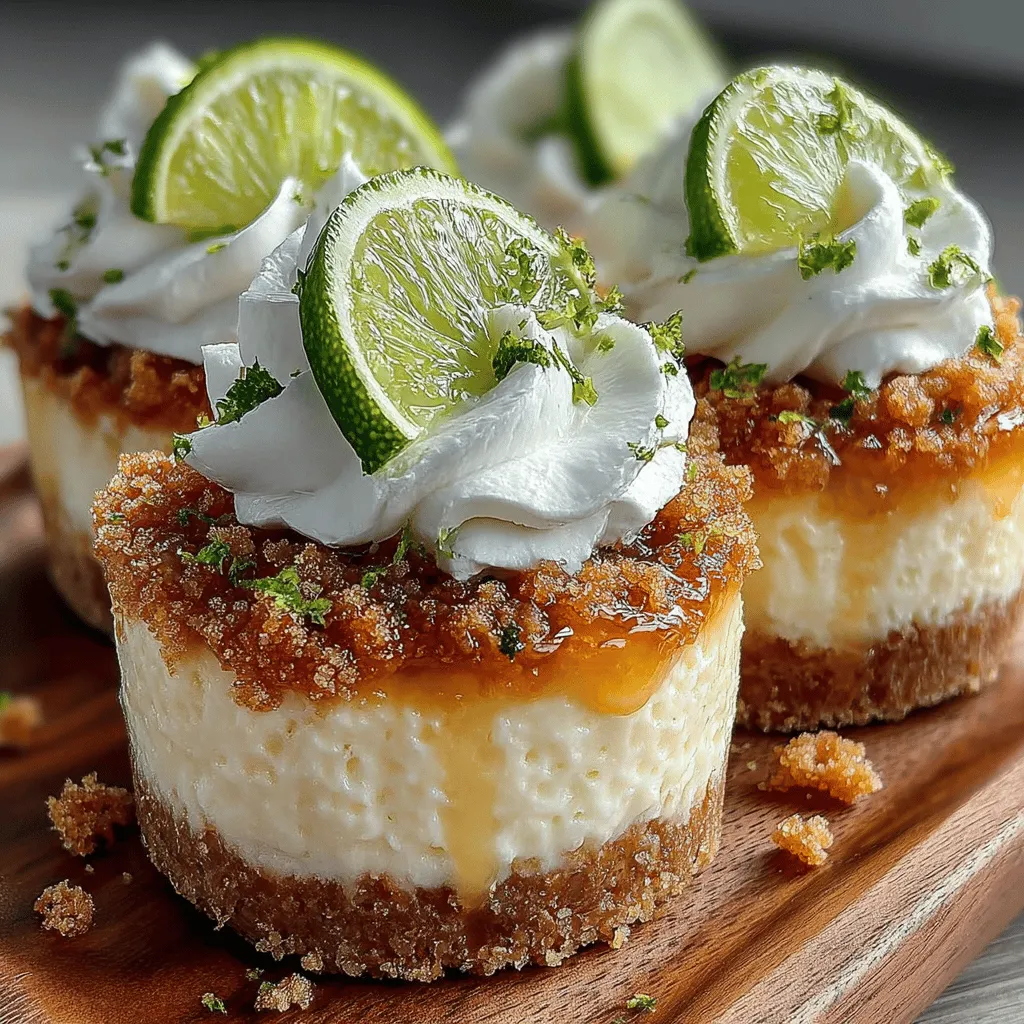 Zesty No-Bake Key Lime Cheesecake Cups
