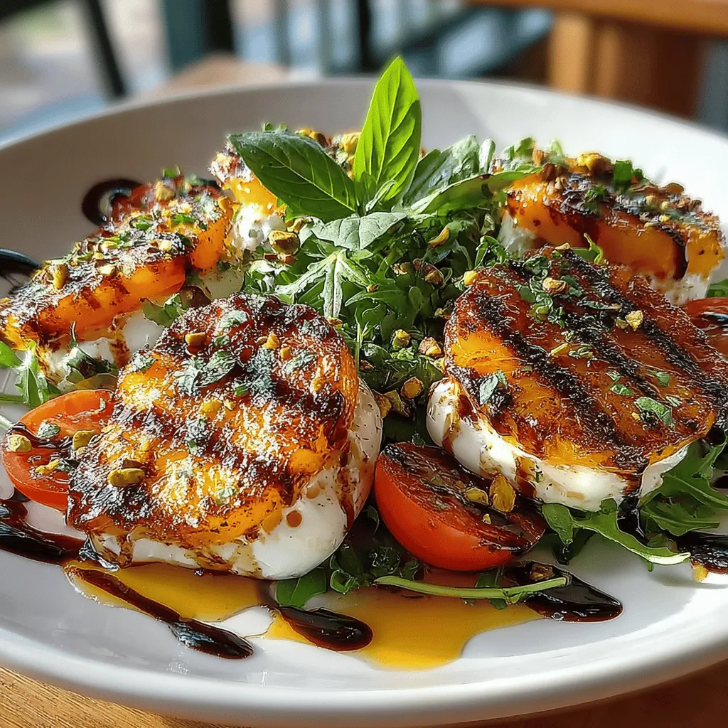 The Grilled Peach & Burrata Salad is a delightful dish that beautifully marries the sweetness of grilled peaches with the creaminess of burrata cheese. This colorful salad not only serves as a feast for the eyes but also offers a complex interplay of flavors and textures that can elevate any meal, whether it’s a casual lunch or a sophisticated dinner gathering. With the perfect balance of sweet, savory, and creamy elements, this salad is a versatile addition to your culinary repertoire, making it a must-try for any food enthusiast.
