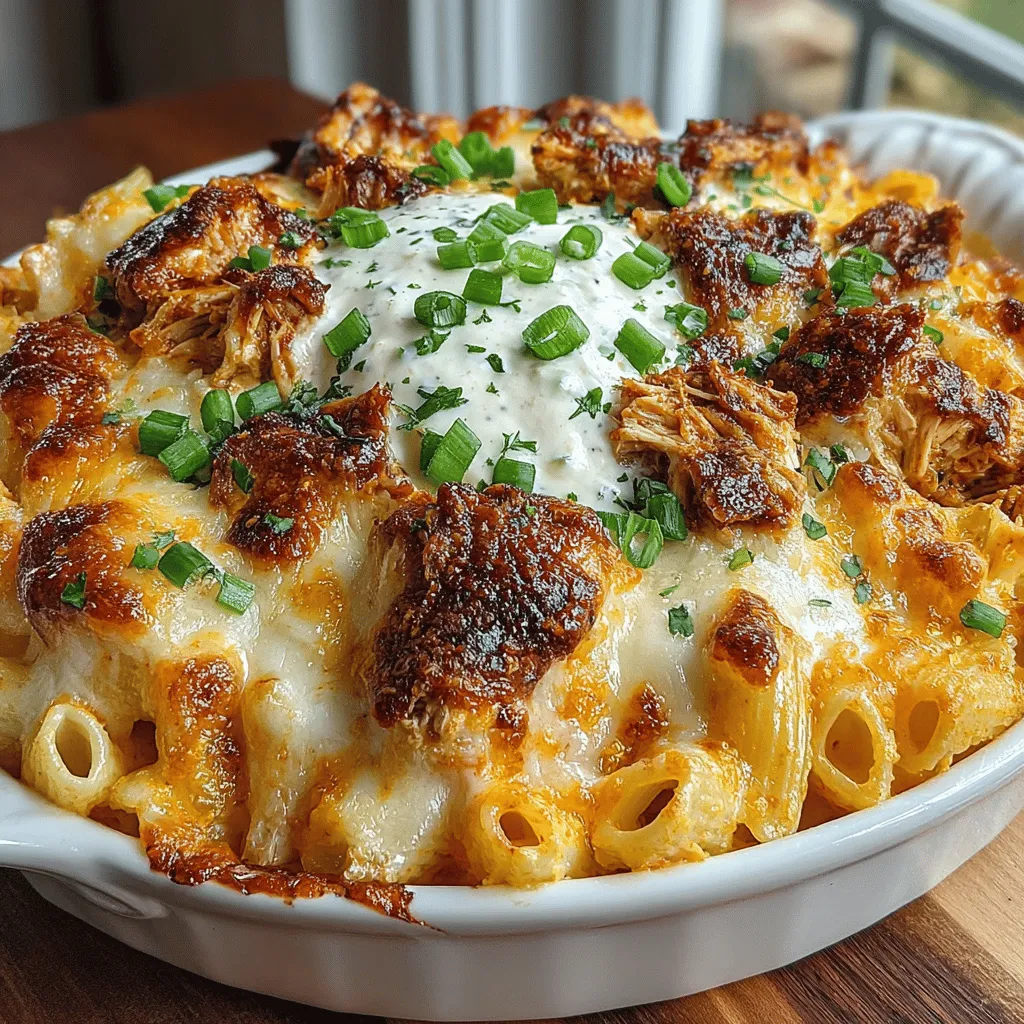 In the ever-evolving world of culinary delights, few dishes manage to strike a chord with families quite like casseroles. They combine convenience, heartiness, and flavor into one delightful package, making them a staple for busy weeknights and gatherings alike. Among the myriad of casserole options, the Spicy Comfort Casserole: Creamy Buffalo Chicken Pasta Bake stands out as a perfect fusion of comforting pasta and the bold, zesty flavors of buffalo chicken. This dish not only warms the soul but also tantalizes the taste buds, appealing to those who crave a bit of heat alongside their comfort food.