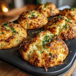 Cheddar & Chive Chicken Biscuit Bombs