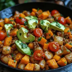 In the realm of wholesome and satisfying meals, the Savory Sweet Potato and Turkey Skillet stands out as a versatile dish that caters to a variety of dietary preferences and lifestyle needs. This one-pan recipe is not only easy to prepare, making it a go-to option for busy weeknights, but it also provides a comforting blend of flavors and textures that can transform any dinner into a delightful culinary experience. With the combination of lean ground turkey and nutrient-dense sweet potatoes, this dish promises not just satisfaction, but also a wealth of nutritional benefits.
