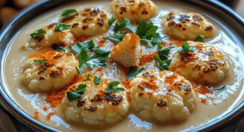 Creamy Roasted Cauliflower Soup: An Indulgent Delight