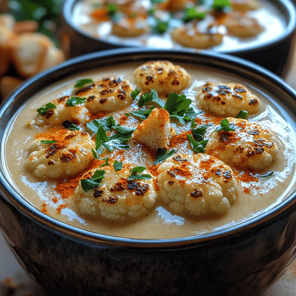 As the temperature drops and the days grow shorter, there’s nothing quite like a warm, creamy soup to nourish the body and soothe the soul. The allure of creamy soups lies not only in their comforting texture but also in their ability to showcase a variety of flavors, making them the perfect dish for the colder months. One standout recipe that captures this essence is Creamy Roasted Cauliflower Soup. This dish offers a delightful blend of warmth, flavor, and health benefits, making it an ideal choice for anyone looking to enjoy a wholesome meal.