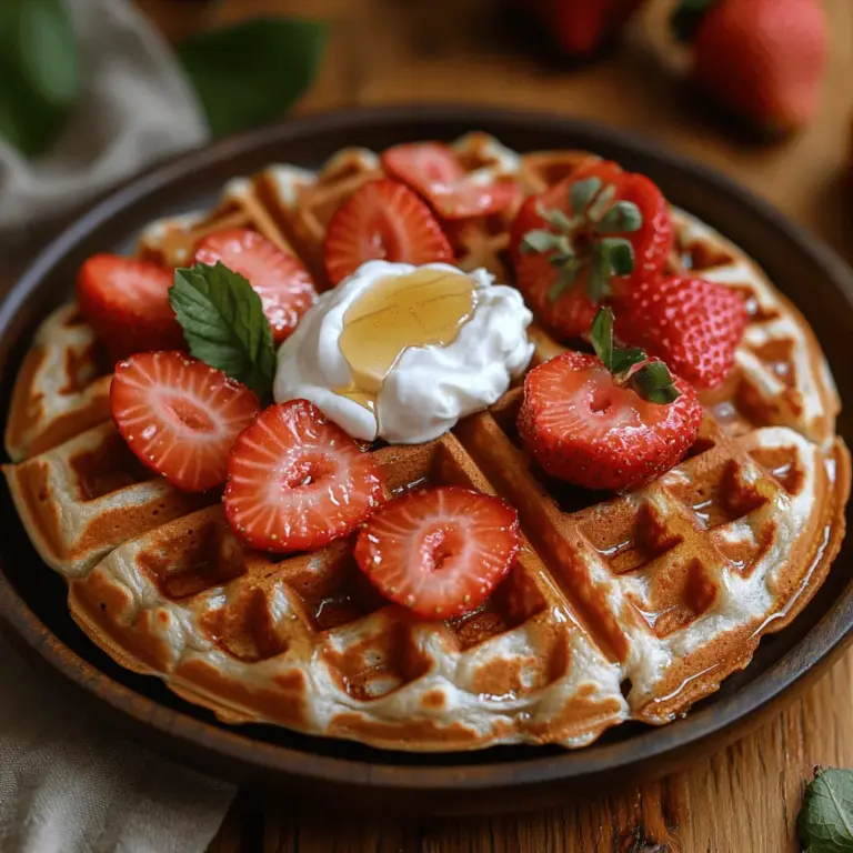 Breakfast is often hailed as the most important meal of the day, and for good reason. It sets the tone for our energy levels, mood, and productivity throughout the morning. While traditional waffles often prioritize sweetness and indulgence, the Protein-Packed Cottage Cheese Waffles present a delightful, nutritious alternative that’s both satisfying and health-conscious. This recipe is designed for those who crave a hearty breakfast without compromising on health goals.