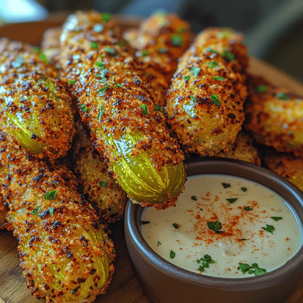 Crunchy Air-Fryer Pickle Spears are a delightful twist on a classic snack that combines the tangy flavor of dill pickles with a crispy, golden coating. These spears are not just a simple side dish; they have become a popular appetizer that captures the hearts (and taste buds) of many. Whether you're hosting a party, planning a game-day gathering, or simply looking for an afternoon treat, these pickle spears offer a unique flavor and satisfying crunch that can elevate any occasion.