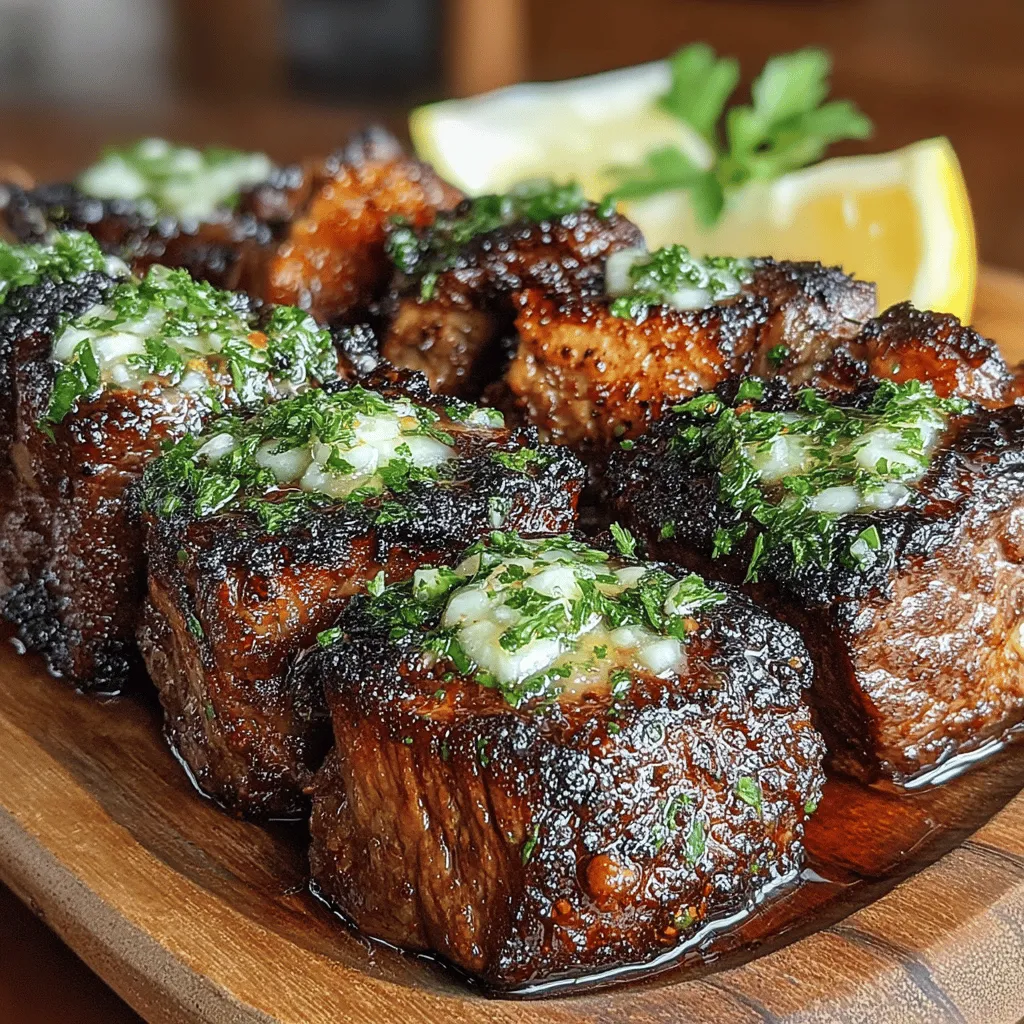 Grilled steak bites have become a beloved favorite among food enthusiasts, serving as a perfect appetizer or a satisfying main dish. Their tender, juicy texture, combined with the rich flavor of garlic butter, creates an irresistible experience for the palate. Whether you're hosting a lively gathering or enjoying a cozy dinner at home, these steak bites promise to delight your guests and family alike. The combination of succulent beef and aromatic garlic butter not only elevates the taste but also encapsulates the essence of comfort food with a gourmet twist.