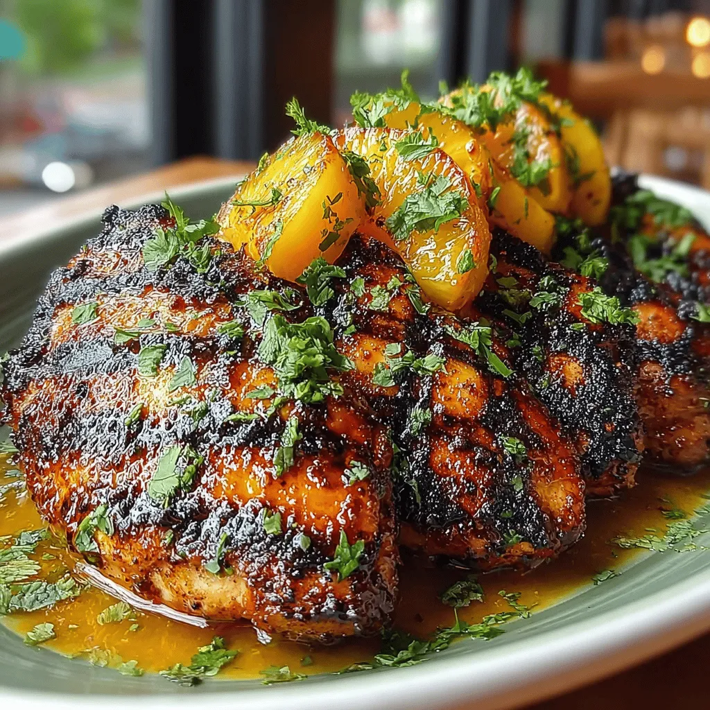To achieve perfect Peach BBQ Chicken, proper grill preparation is essential. Begin by preheating your grill to medium-high heat, ideally between 375°F to 400°F (190°C to 204°C). If you’re using a gas grill, simply turn on the burners and allow them to heat for about 10-15 minutes. For charcoal grills, light the coals until they are covered with white ash and spread them evenly for direct heat.