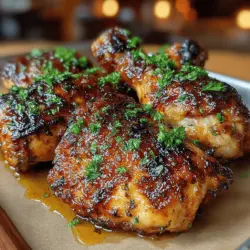Sticky Maple Dijon Chicken Drumsticks Recipe