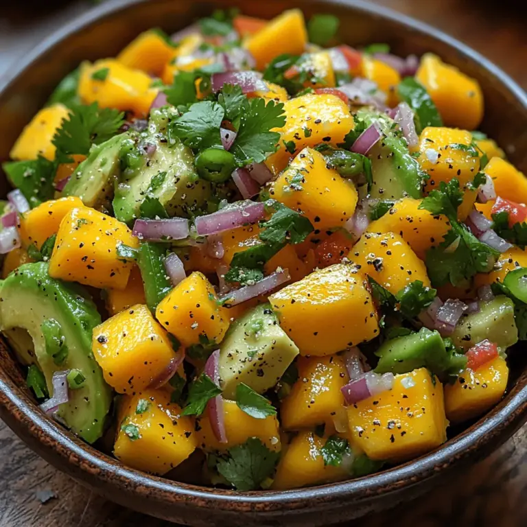 In the world of culinary delights, few dishes can rival the refreshing and vibrant combination of flavors found in mango avocado salsa. This delightful recipe is not just a side dish; it’s a celebration of fresh ingredients and bold flavors. Whether you’re hosting a summer barbecue, preparing a family dinner, or looking for a light snack, this zesty salsa can elevate your meal with its bright colors and tantalizing taste.
