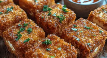 Crunchy Delight: Panko-Crusted Tofu