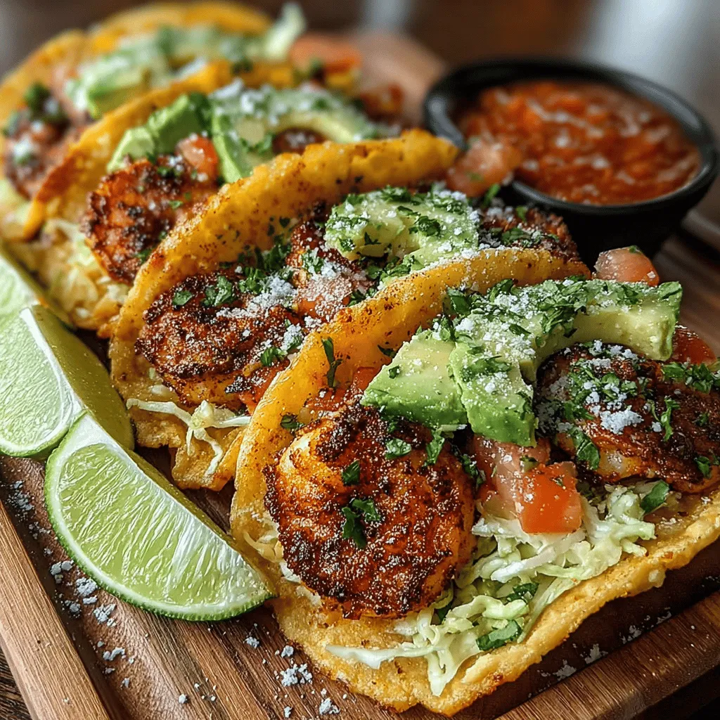 Zesty Cajun Shrimp Tacos