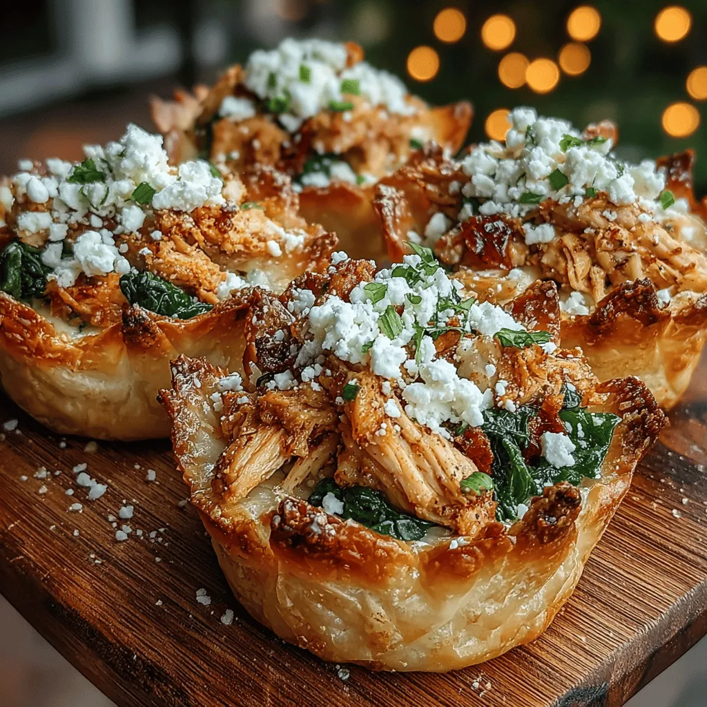 To elevate the Sun-Dried Tomato Chicken Orzo Cups from good to spectacular, achieving that perfect golden crust is essential. Begin by preheating your oven to 375°F (190°C). This temperature is ideal for creating a crispy texture without overcooking the ingredients inside the cups.