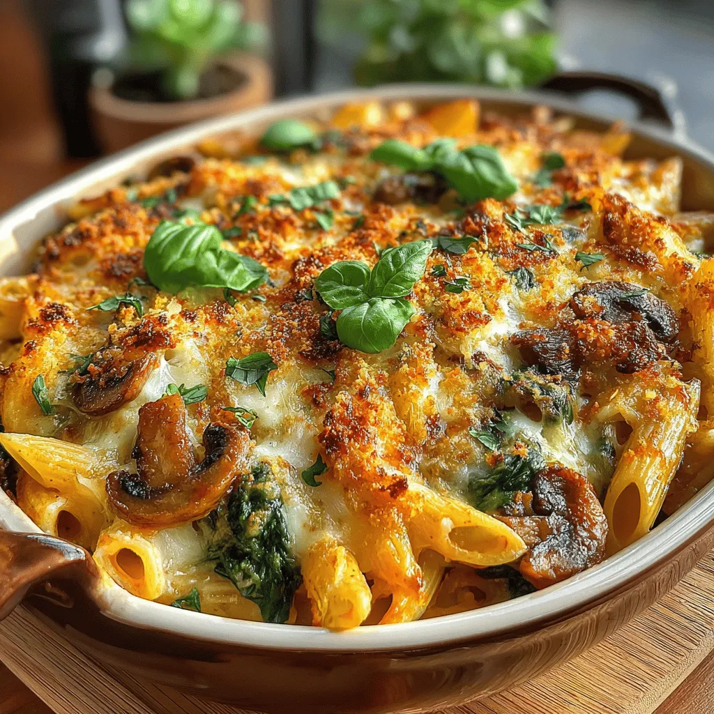 When it comes to comfort food, few dishes can compete with the warm, cheesy embrace of a pasta bake. The Cheesy Spinach and Mushroom Pasta Bake is a delightful fusion of flavors and textures that not only satisfies the palate but also warms the heart. This dish has gained popularity among home cooks and food lovers alike for its simplicity and versatility, making it a perfect choice for both busy weeknights and cozy gatherings.