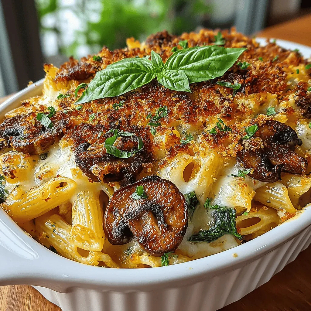When it comes to comfort food, few dishes can compete with the warm, cheesy embrace of a pasta bake. The Cheesy Spinach and Mushroom Pasta Bake is a delightful fusion of flavors and textures that not only satisfies the palate but also warms the heart. This dish has gained popularity among home cooks and food lovers alike for its simplicity and versatility, making it a perfect choice for both busy weeknights and cozy gatherings.