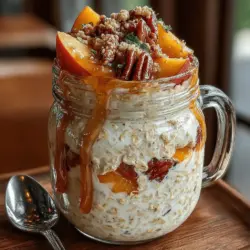 Indulging in a delicious breakfast can set the tone for a productive day, and what better way to begin than with Peach Cobbler Overnight Oats? This delightful recipe marries the comforting flavors of traditional peach cobbler with the convenience of overnight oats, making it an ideal choice for busy mornings. By simply preparing your oats the night before, you can indulge in a creamy, fruit-filled breakfast that requires no cooking and minimal effort. Packed with nutrients, these oats are not only satisfying but also a treat for your taste buds, offering a perfect balance of sweetness and wholesome goodness.
