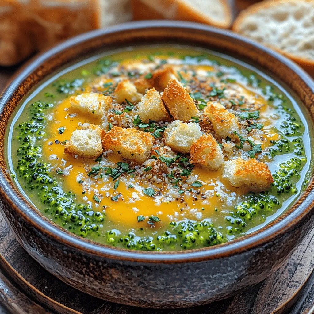 Cheesy Broccoli Bliss is not just a recipe; it’s a delightful experience that unites the wholesome benefits of broccoli with the irresistible creaminess of cheese. This comforting dish is the perfect solution for a chilly day or a satisfying addition to any meal. Whether served as a starter, a side dish, or even as a light main course, this soup delivers both flavor and nourishment. In the following sections, we will delve into the essential ingredients, detailed preparation steps, and the nutritional advantages of this scrumptious dish. Whether you are an experienced chef or a novice in the kitchen, this guide will walk you through each step, ensuring you create a culinary masterpiece that your family and friends will love.