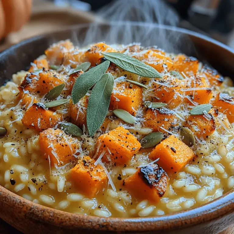 As the leaves begin to change and the air turns crisp, there’s nothing quite as comforting as a bowl of creamy risotto. Among the many variations, Velvet Butternut Squash Risotto stands out not only for its vibrant color but also for its rich, velvety texture and the warmth it brings to chilly evenings. This dish celebrates the sweetness of butternut squash, complemented by the earthiness of Arborio rice, creating a perfect harmony of flavors that encapsulates the essence of autumn.